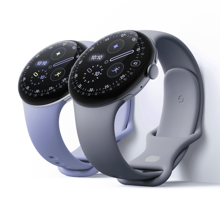 Official Google Pixel Watch 4 product image in two sizes